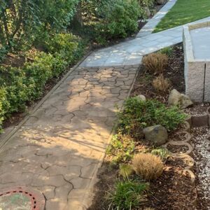 Praktisch: die Rampe bietet einen barrierefreien Zugang zur Terrasse